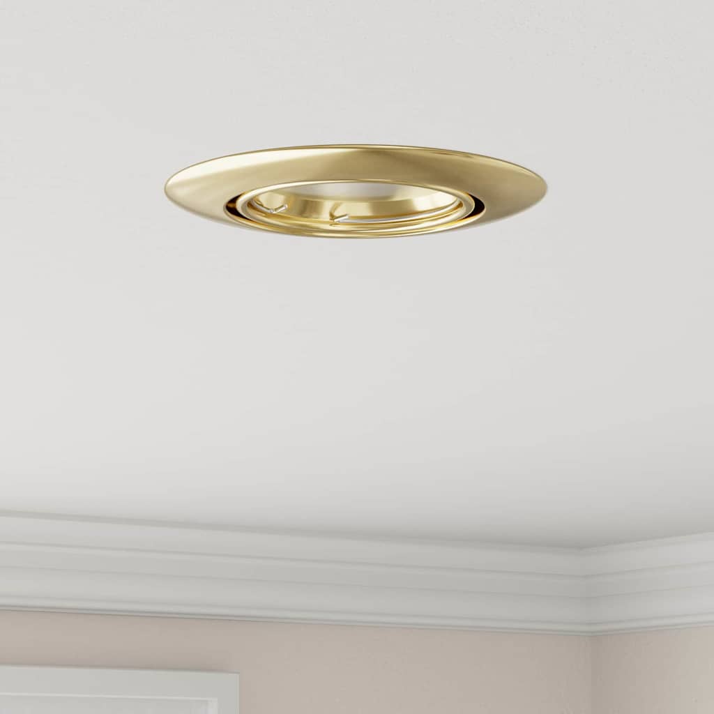 Spotlight 6 stk. Gold 9 x 9 x 2,5 cm Metall