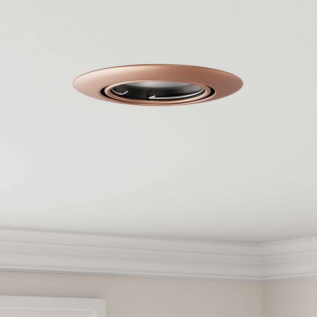 Spotlight 12 stk. Kupfer 9 x 9 x 2,5 cm Metall