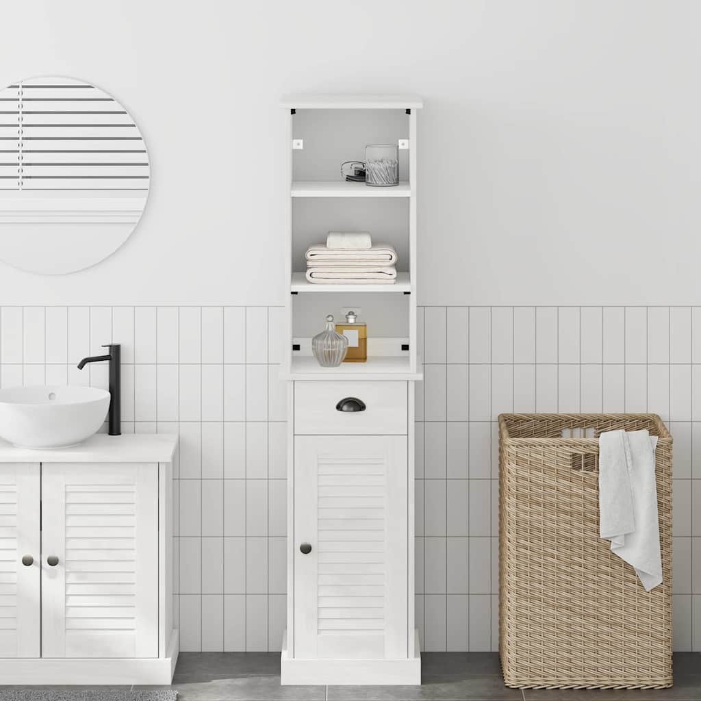 Badezimmermöbel-Set VIGO 2 Stk. Weiß und Antikweiß