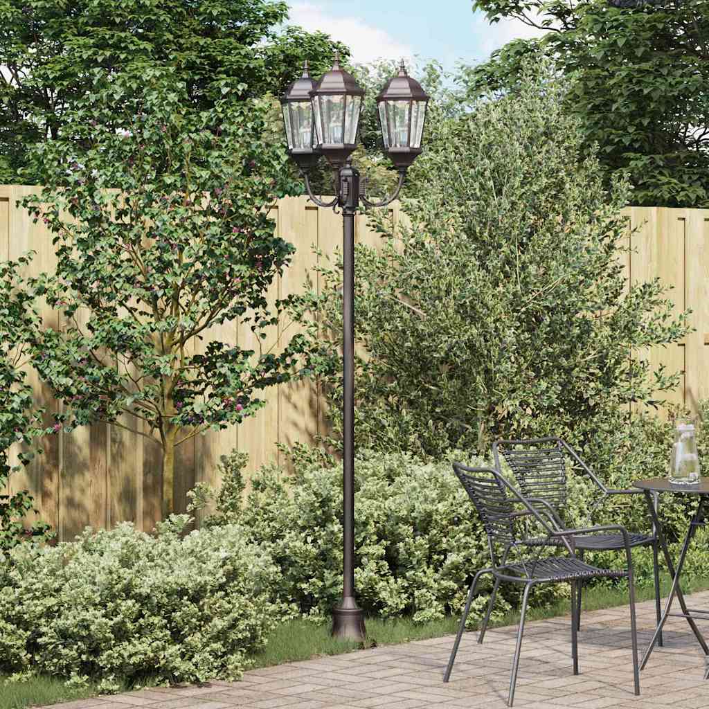 Garten-Licht 57 x 49 x 241 cm Aluminium und Glas