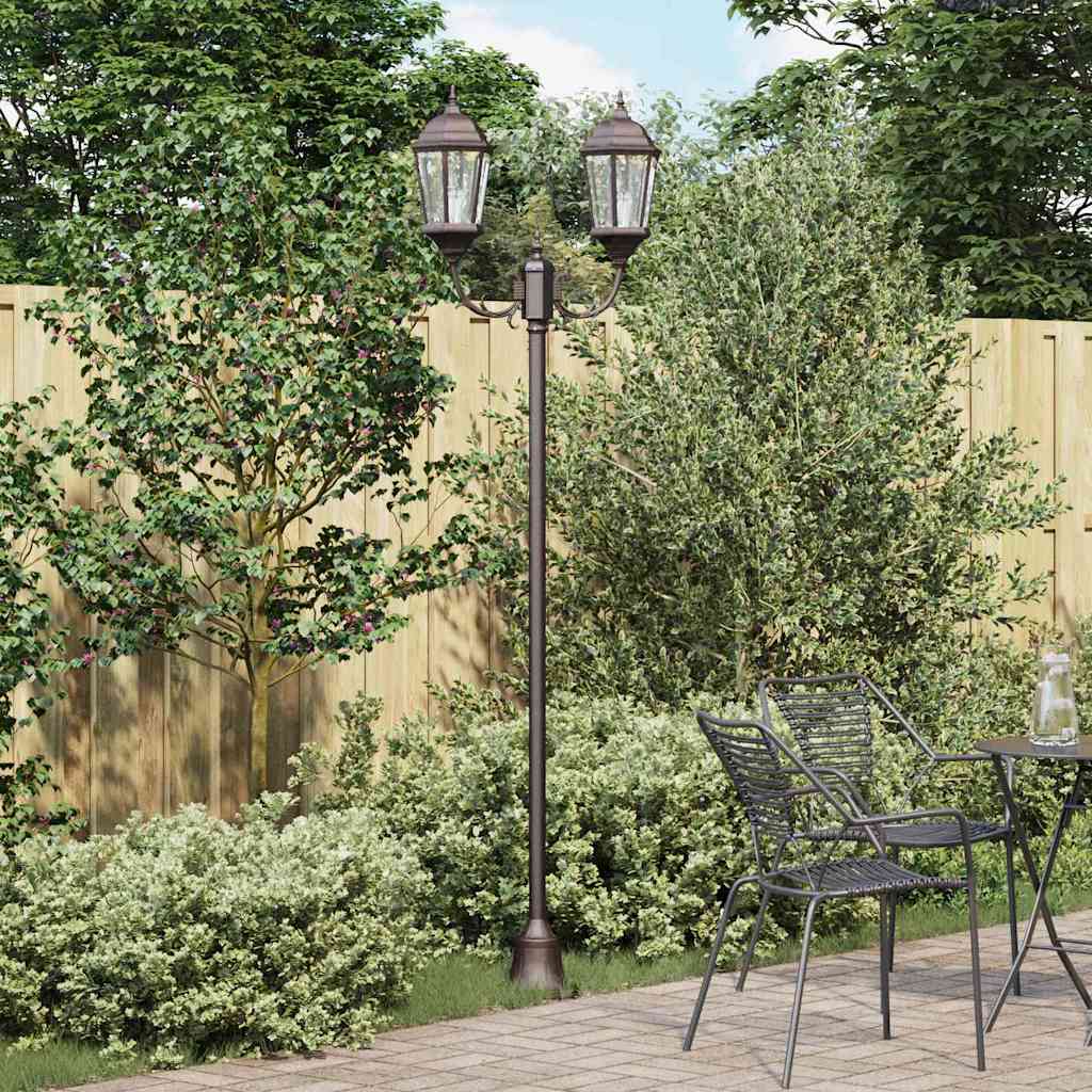 Garten-Licht 68 x 20 x 235 cm Aluminium und Glas