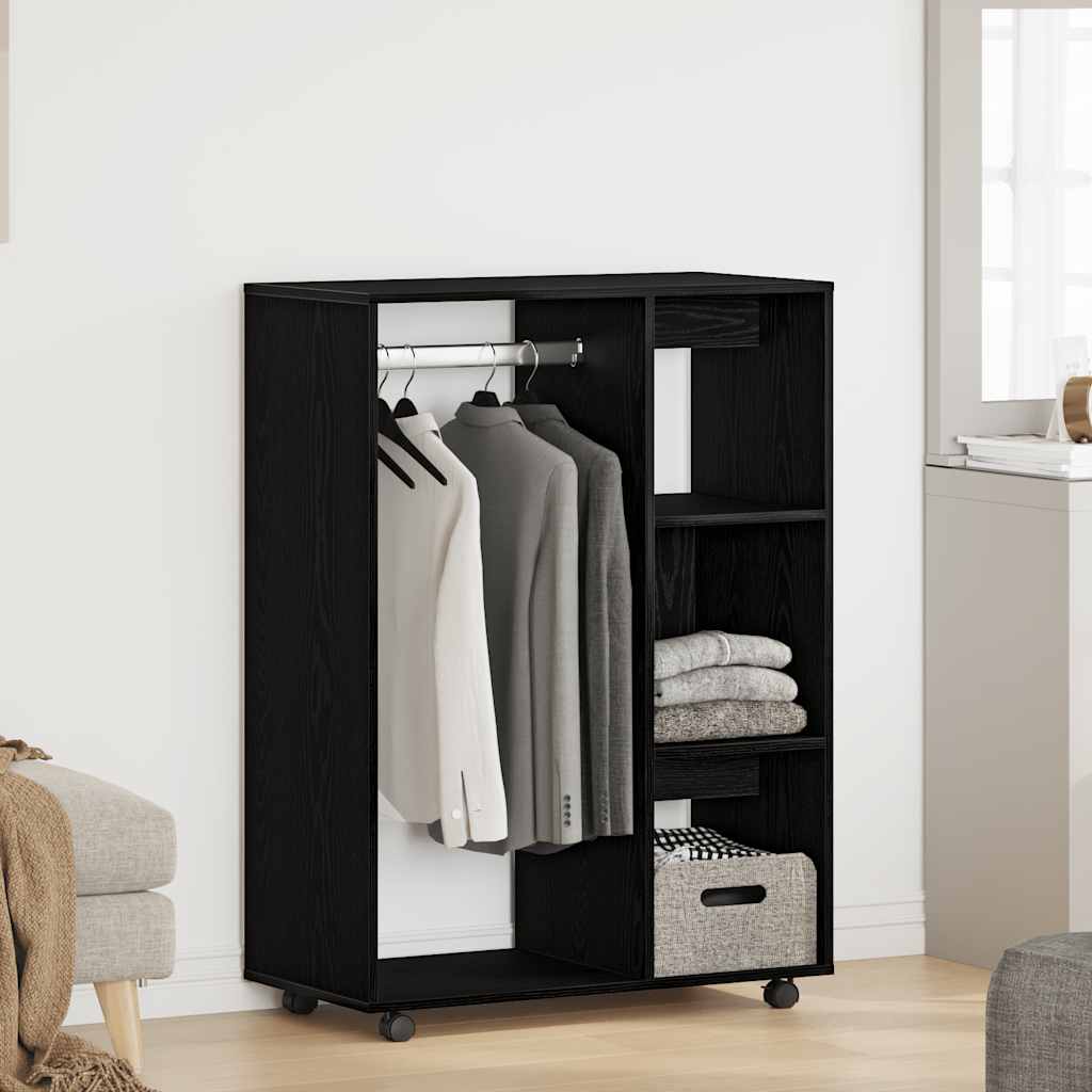 Kleiderschrank Schwarze Eiche 80 x 40 x 110 cm Holzwerkstoff
