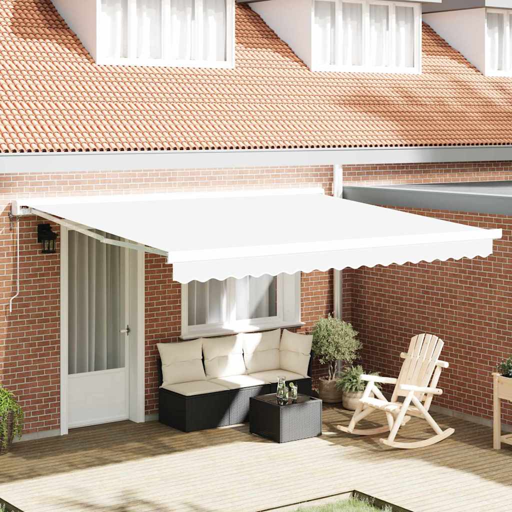 Markisenersatzstoff Weiß 380 x 295 cm Polyester