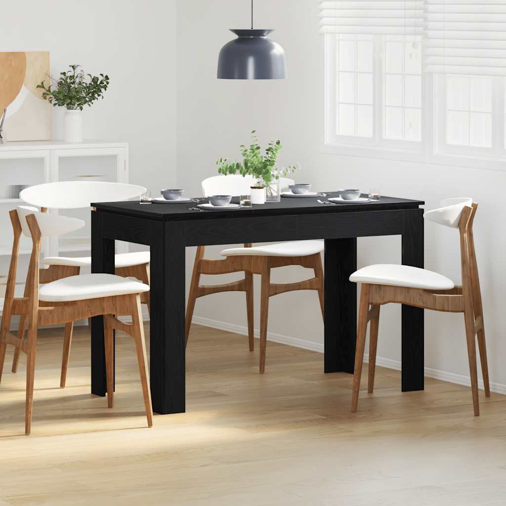 Esstisch Schwarze Eiche 120x60x76 cm Holzwerkstoff