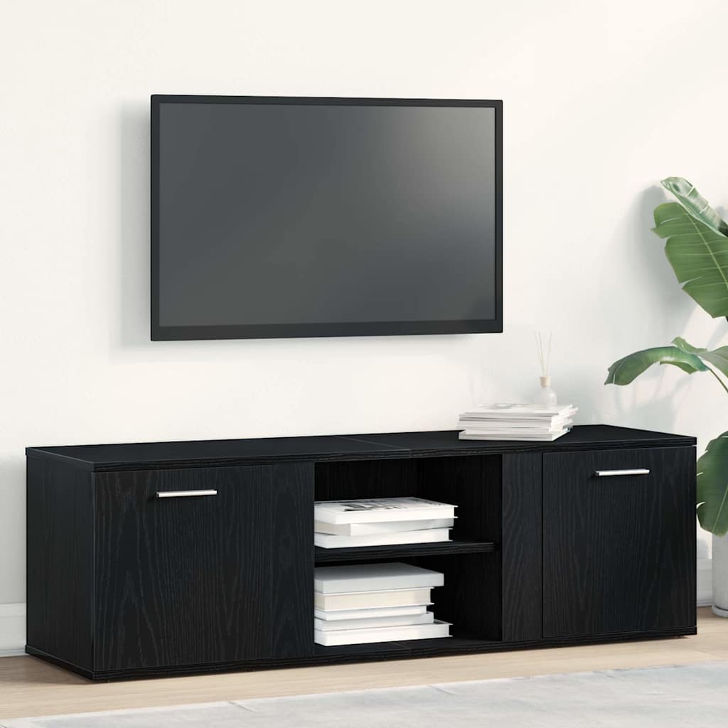 TV-Schrank Schwarze Eiche 120x34x37 cm Holzwerkstoff