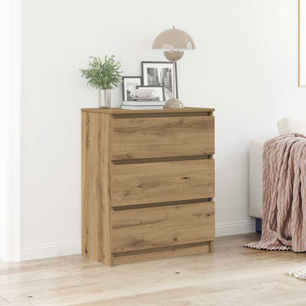 Sideboard Artisan-Eiche 60x35x76 cm Holzwerkstoff