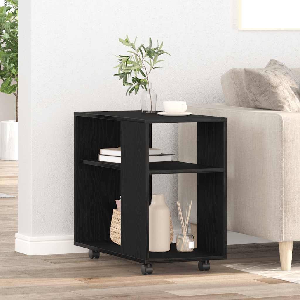 Beistelltisch Schwarze Eiche 70 x 35 x 60,5 cm Holzwerkstoff