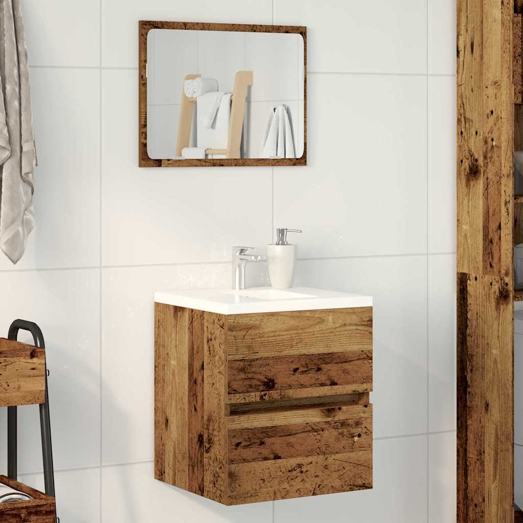 Waschbeckenschrank Altes Holz 41 x 38,5 x 45 cm Holzwerkstoff