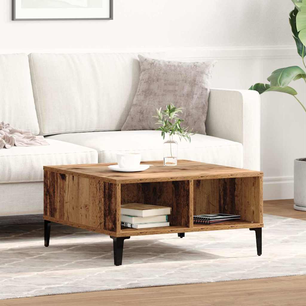 Couchtisch Altholz 60 x 60 x 30 cm