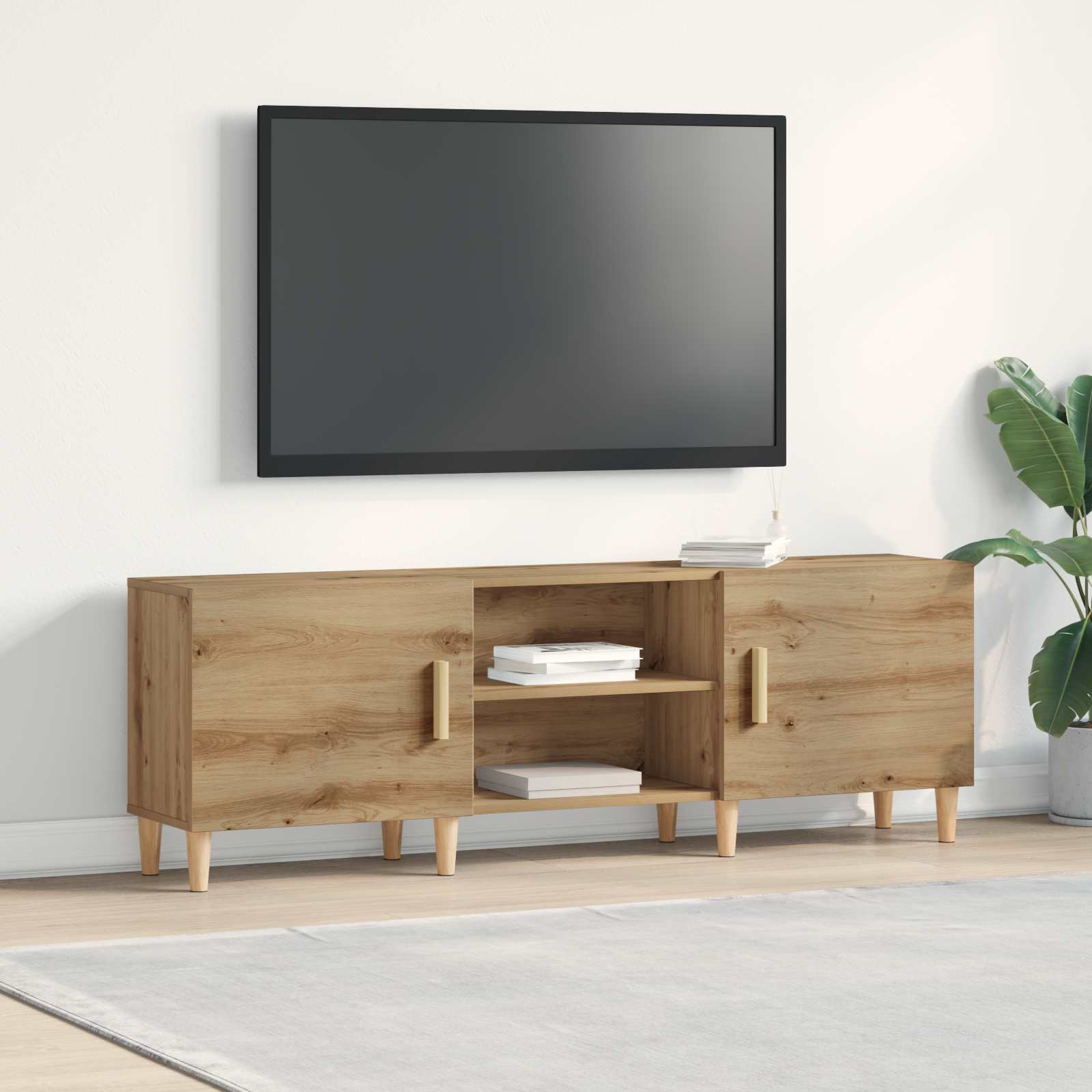 TV-Schränk 150 x 30 x 50 cm Artisan-Eiche Holzwerkstoff