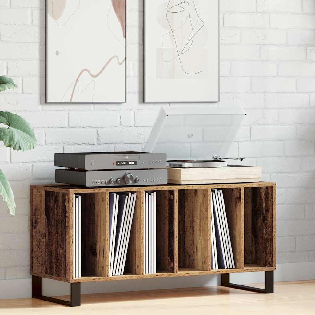 Schallplattenschrank Altholz 100 x 38 x 48 cm Holzwerkstoff