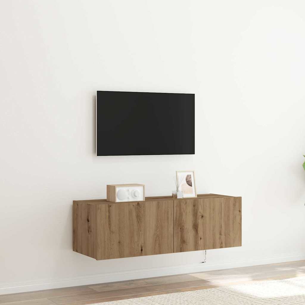 TV-Wandschrank 100 x 35 x 31 cm Artisan-Eiche Holzwerkstoff