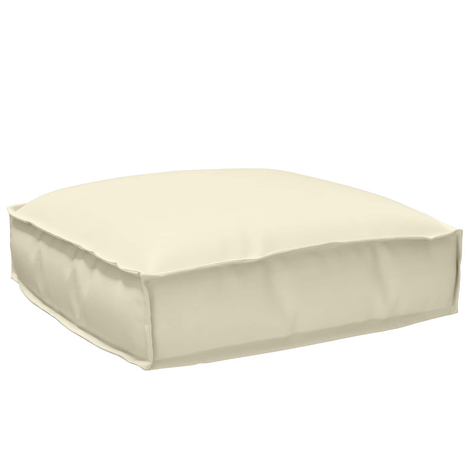Kissen Oxford-Stoff Creme 50 x 50 x 12 cm