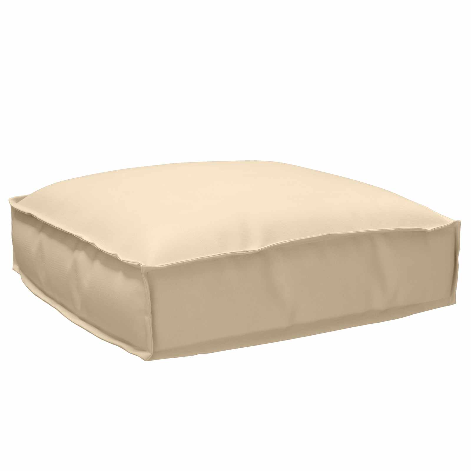 Kissen Oxford-Stoff Beige 50 x 50 x 12 cm