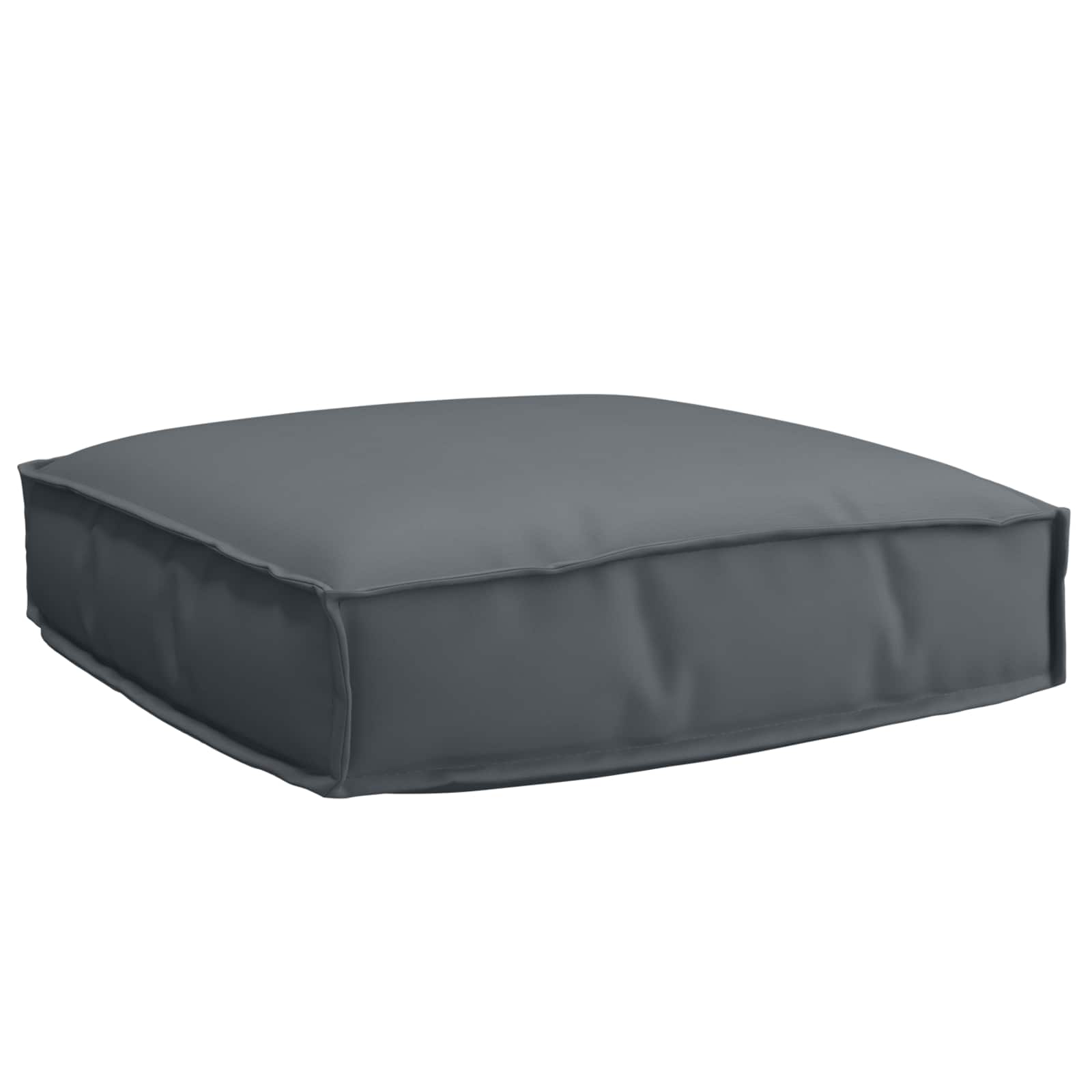 Kissen Oxford-Stoff Anthrazit 60 x 60 x 12 cm