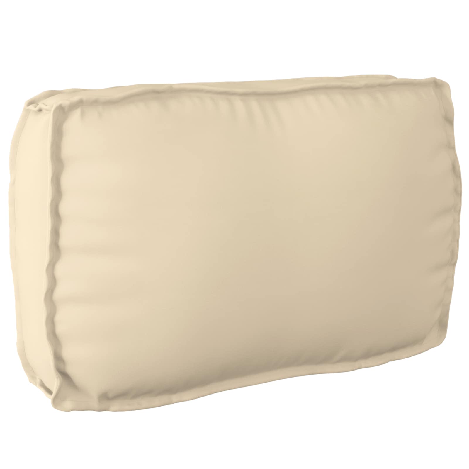 Kissen Oxford-Stoff Beige 70 x 40 x 12 cm