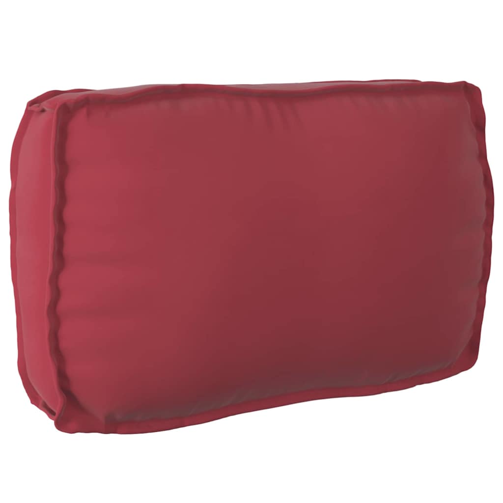 Kissen Oxford-Stoff Weinrot 70 x 40 x 12 cm