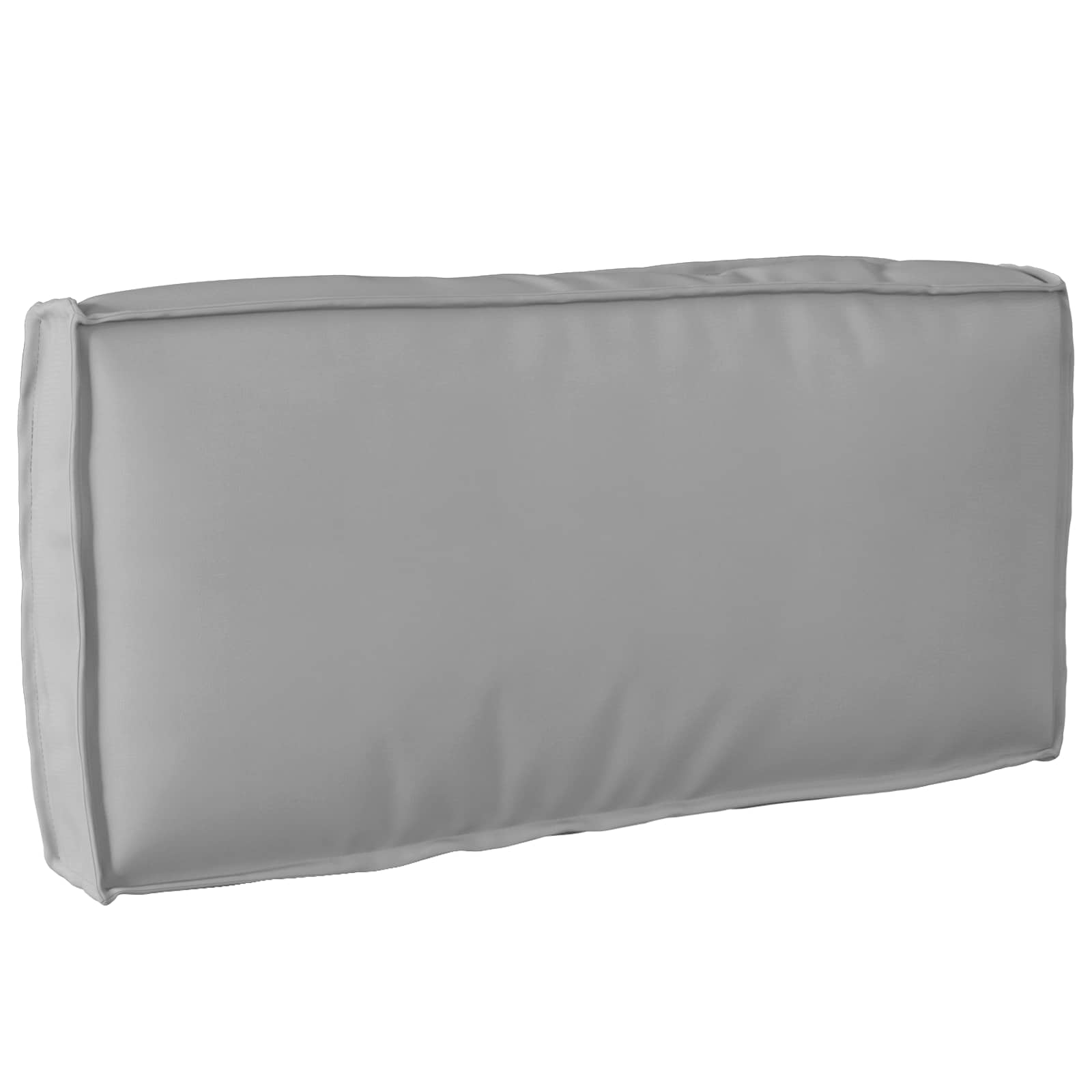 Kissen Oxford-Stoff Grau 80 x 40 x 12 cm