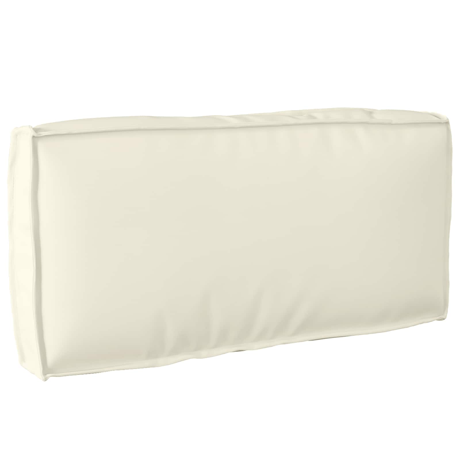 Kissen Oxford-Stoff Creme 80 x 40 x 12 cm