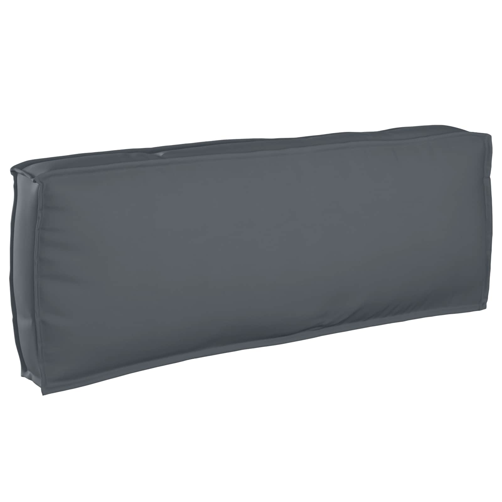 Kissen Oxford-Stoff Anthrazit 120 x 40 x 12 cm