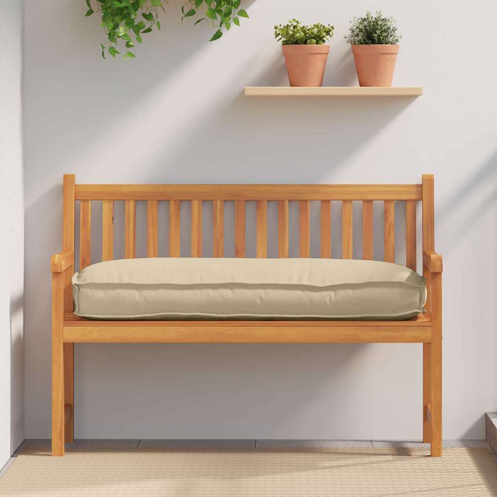 Kissen Oxford-Stoff Beige 120 x 50 x 12 cm