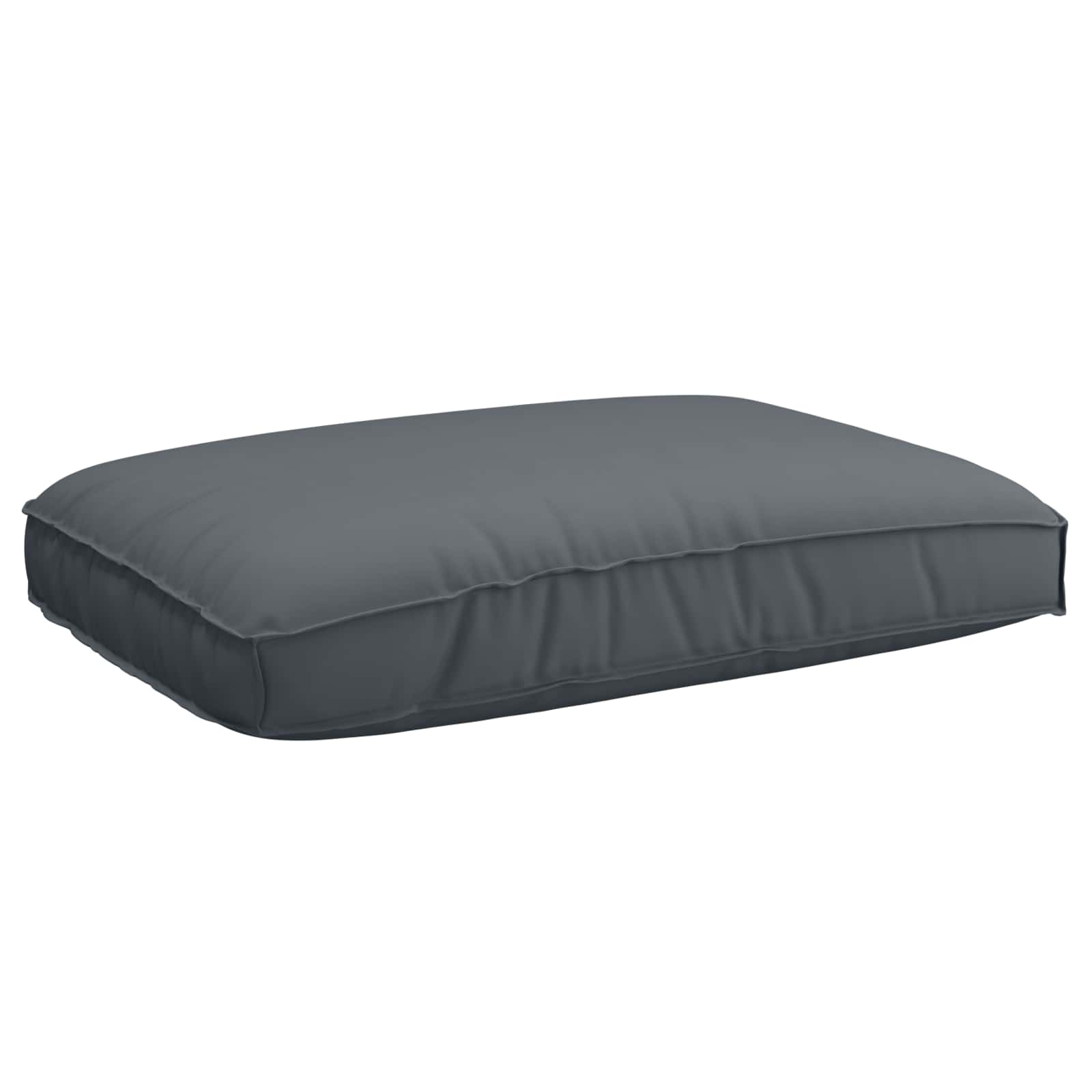 Kissen Oxford-Stoff Anthrazit 120 x 80 x 12 cm