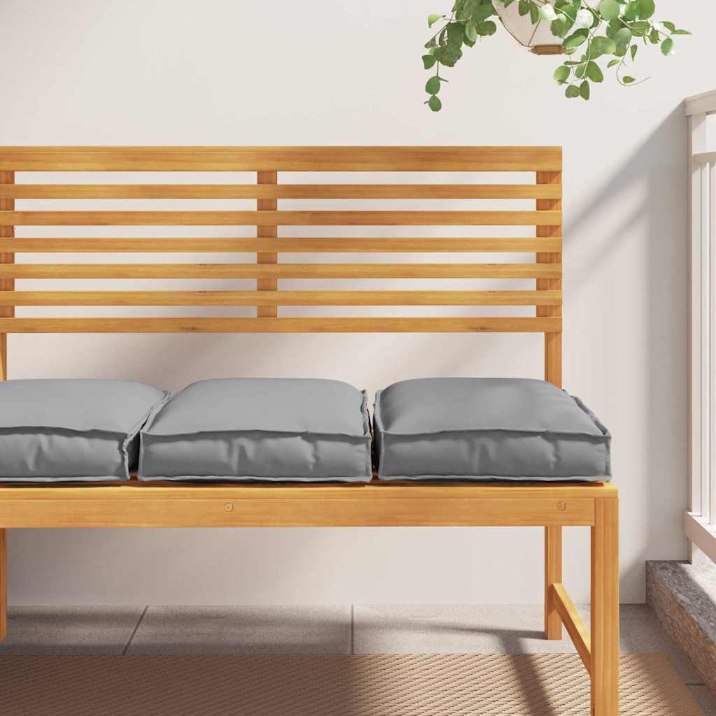 Kissen 2 stk. Oxford-Stoff Grau 40 x 40 x 8 cm
