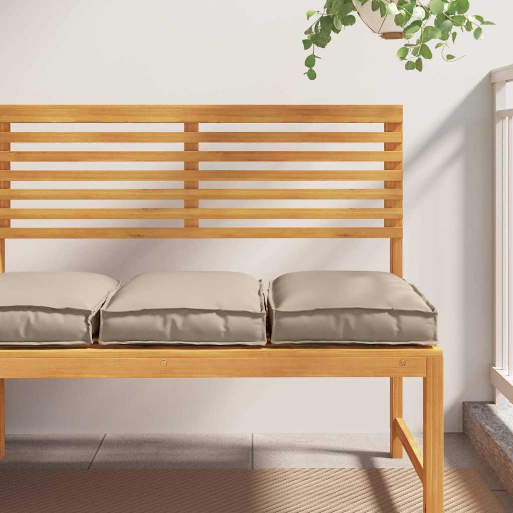 Kissen 2 stk. Oxford-Stoff Taupe 40 x 40 x 8 cm