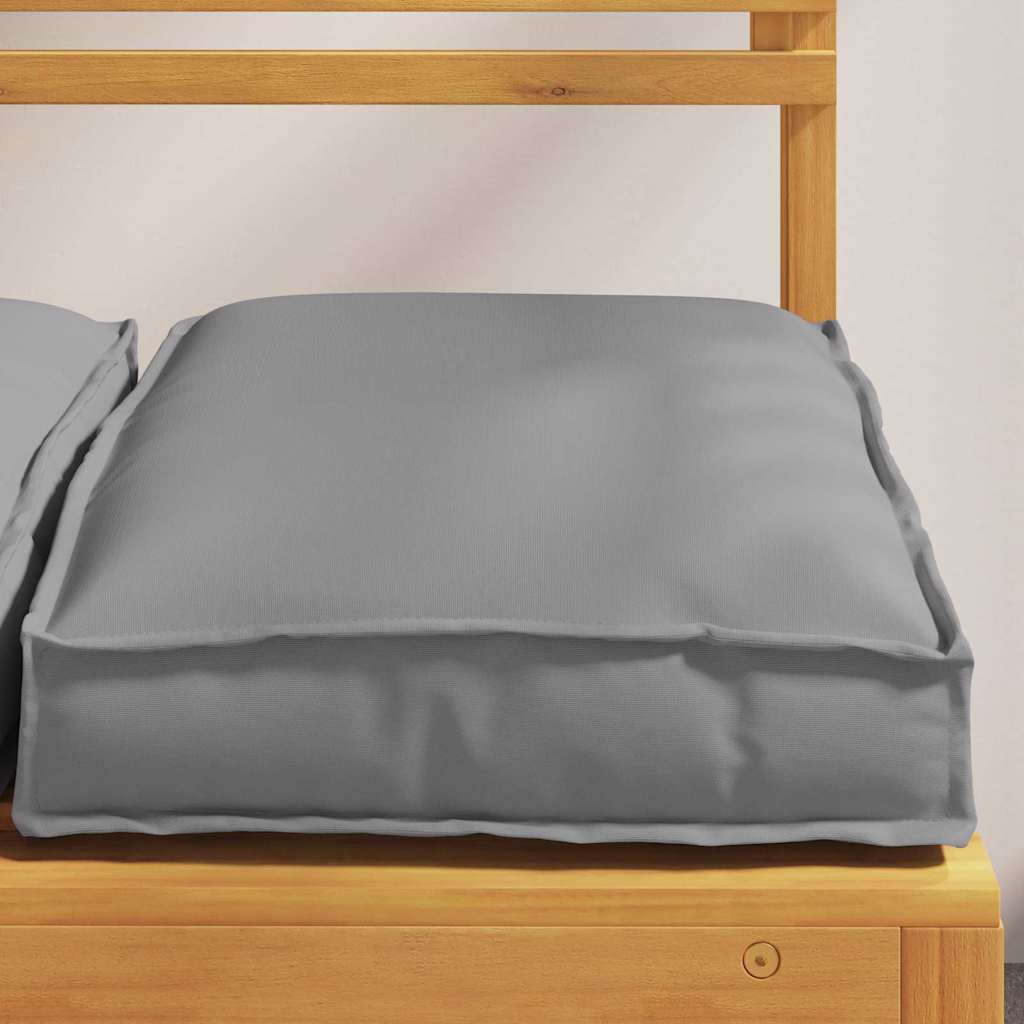 Kissen 4 stk. Oxford-Stoff Grau 40 x 40 x 8 cm