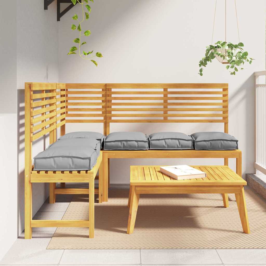 Kissen 6 stk. Oxford-Stoff Grau 40 x 40 x 8 cm