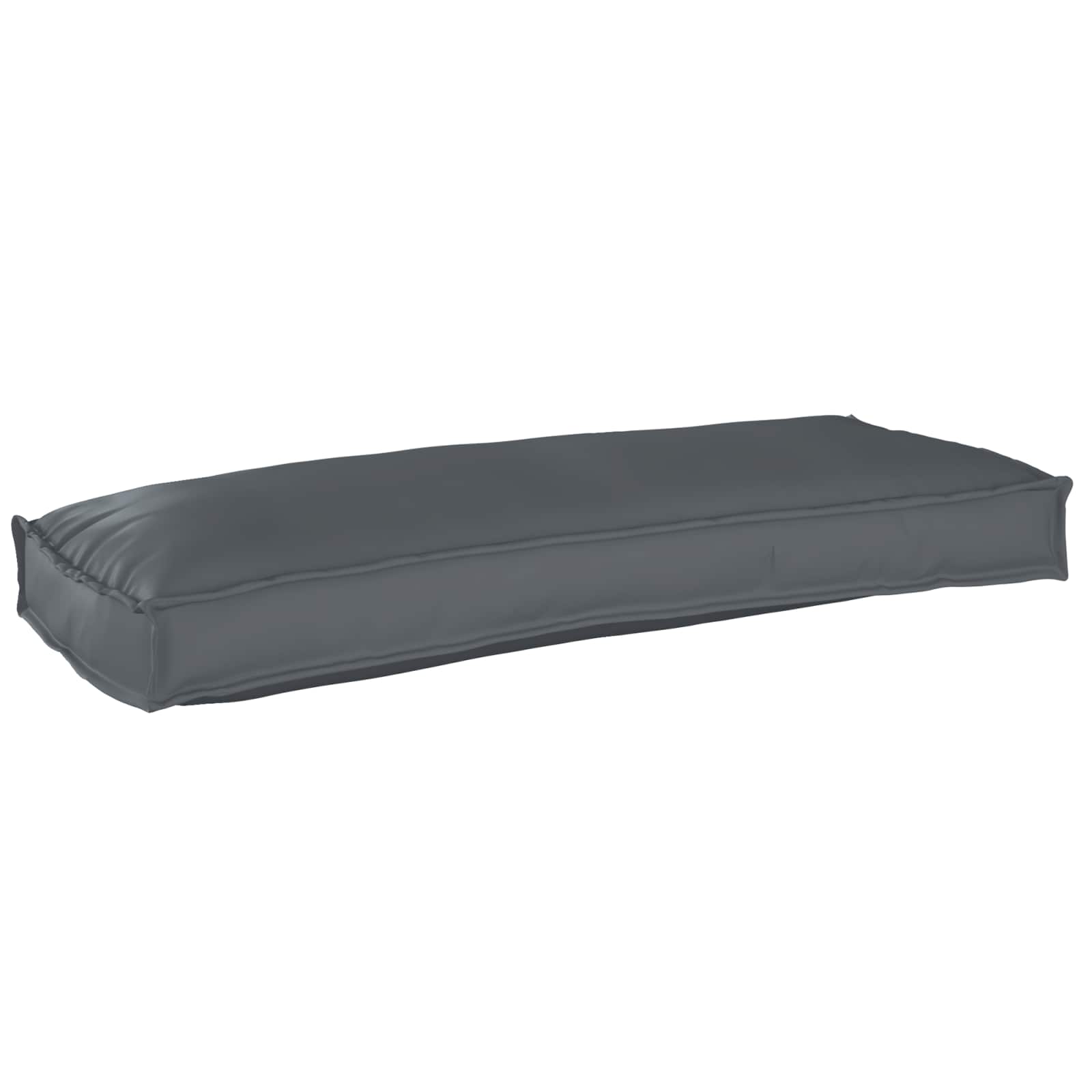 Kissen Oxford-Stoff Anthrazit 100 x 40 x 8 cm
