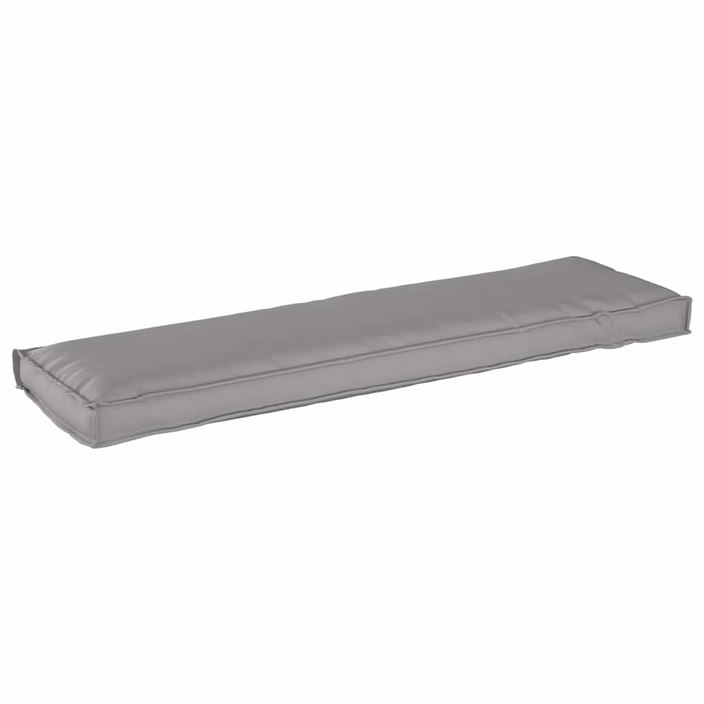 Kissen Oxford-Stoff Grau 140 x 40 x 8 cm