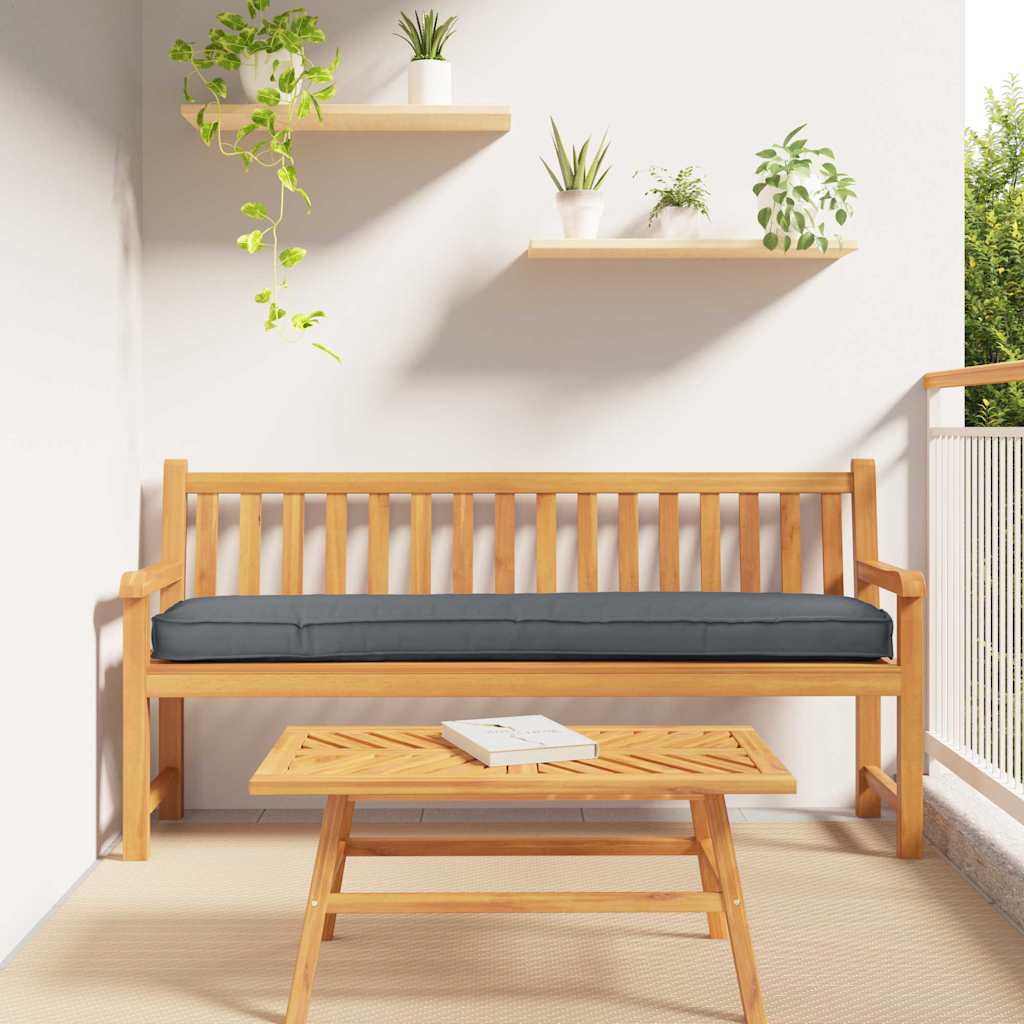 Palettenkissen Oxford-Stoff Anthrazit 180 x 40 x 8 cm