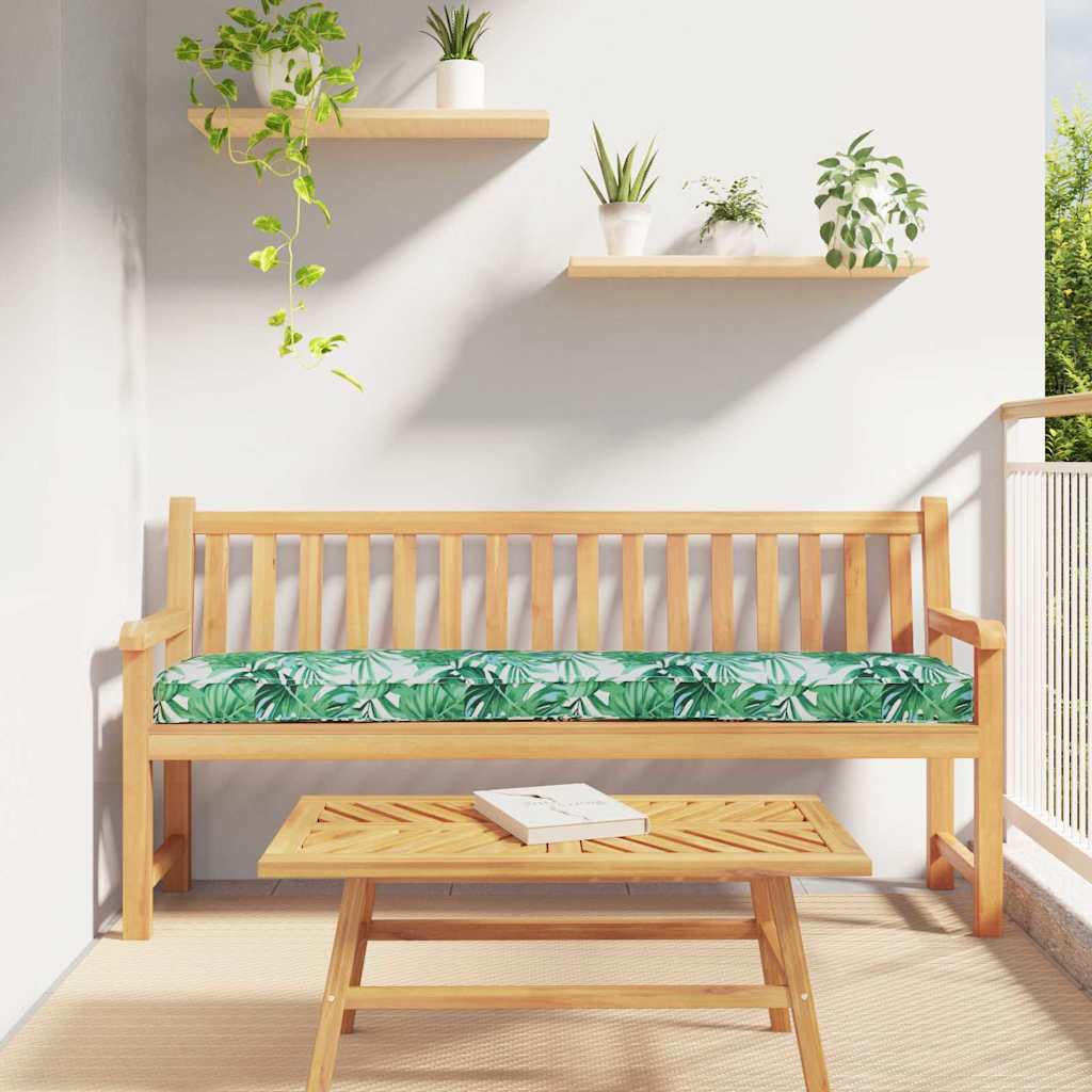 Palettenkissen Floral Blattmuster 200 x 40 x 8 cm Oxford-Stoff