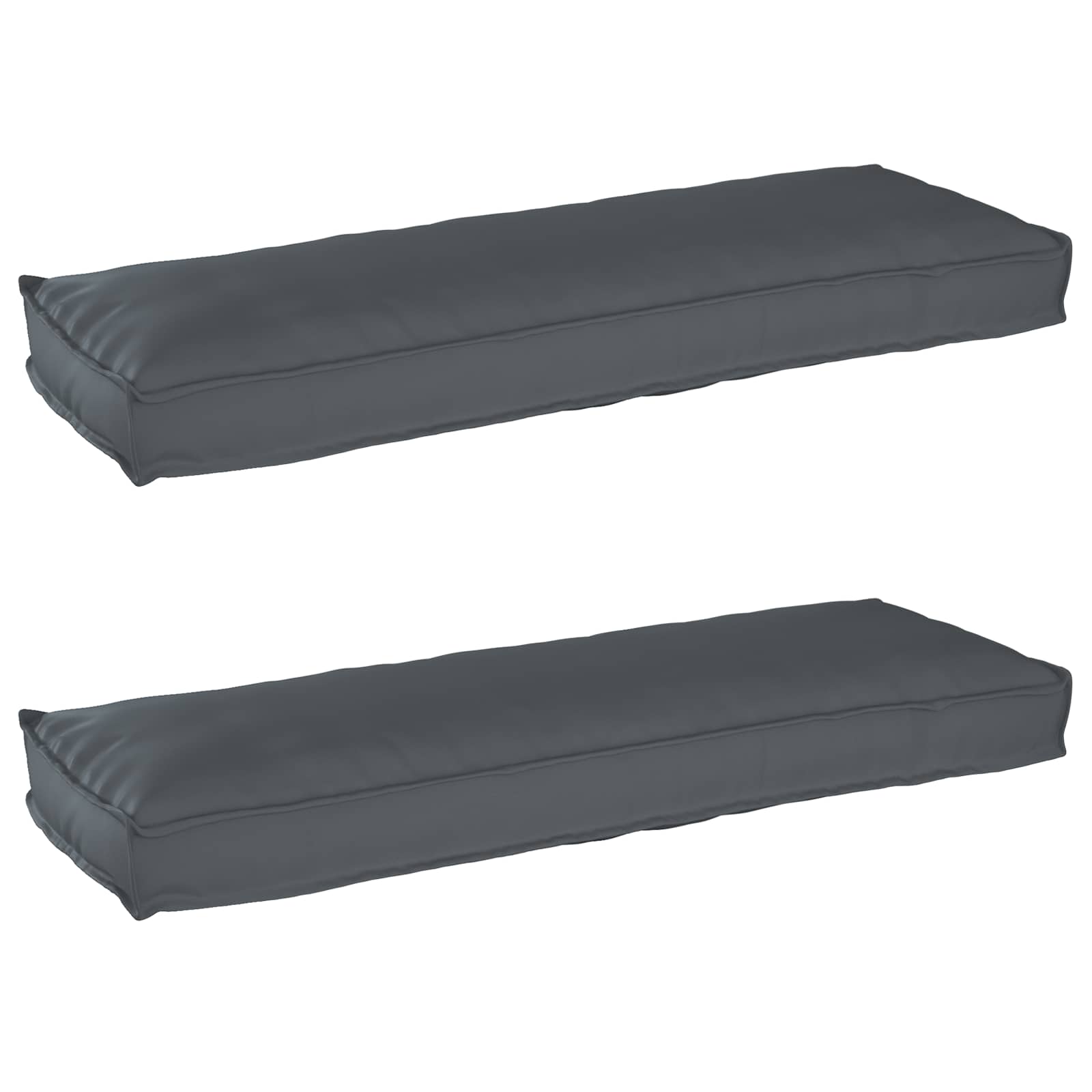 Palettenkissenset 2 stk. Oxford-Stoff Anthrazit