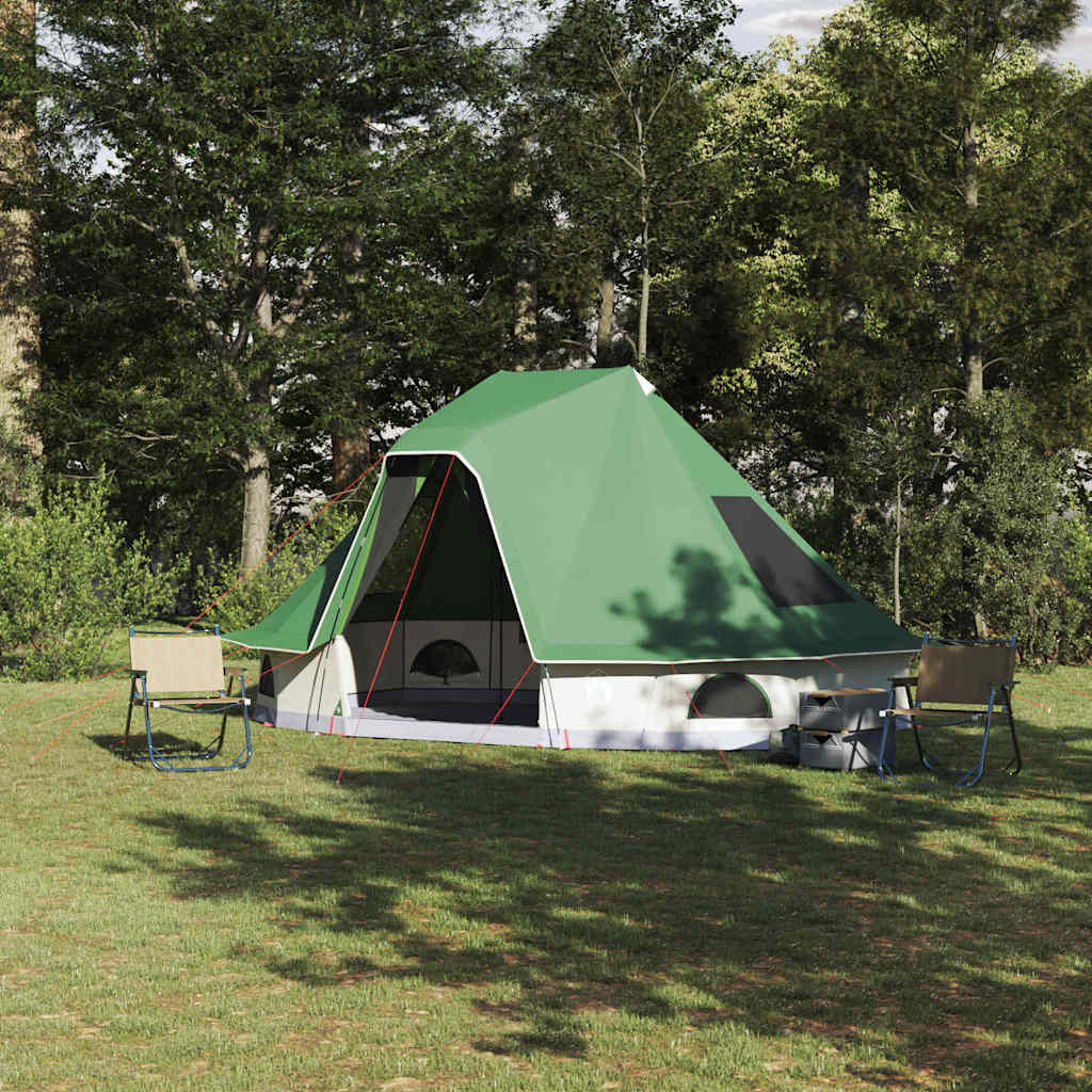 Tipi Zelt 6 Personen Grün Taft