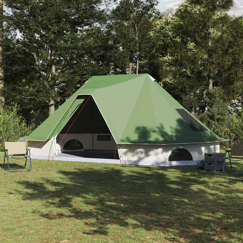 Tipi Zelt 10 Personen Grün Taft