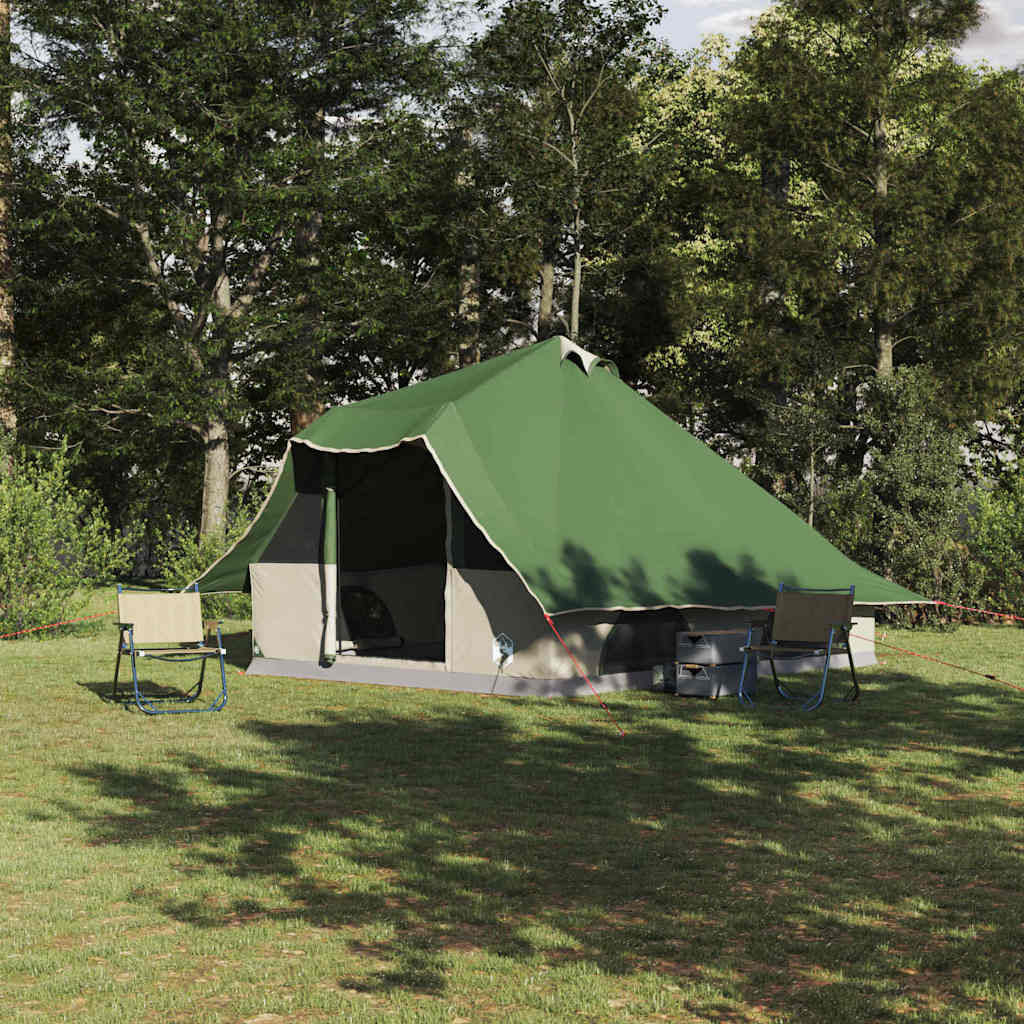 Tipi Zelt 8 Personen Grün Taft