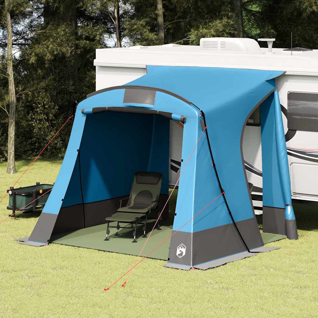 Heckklappenzelt Personen 285 x 255 x 245 cm Blau Taft