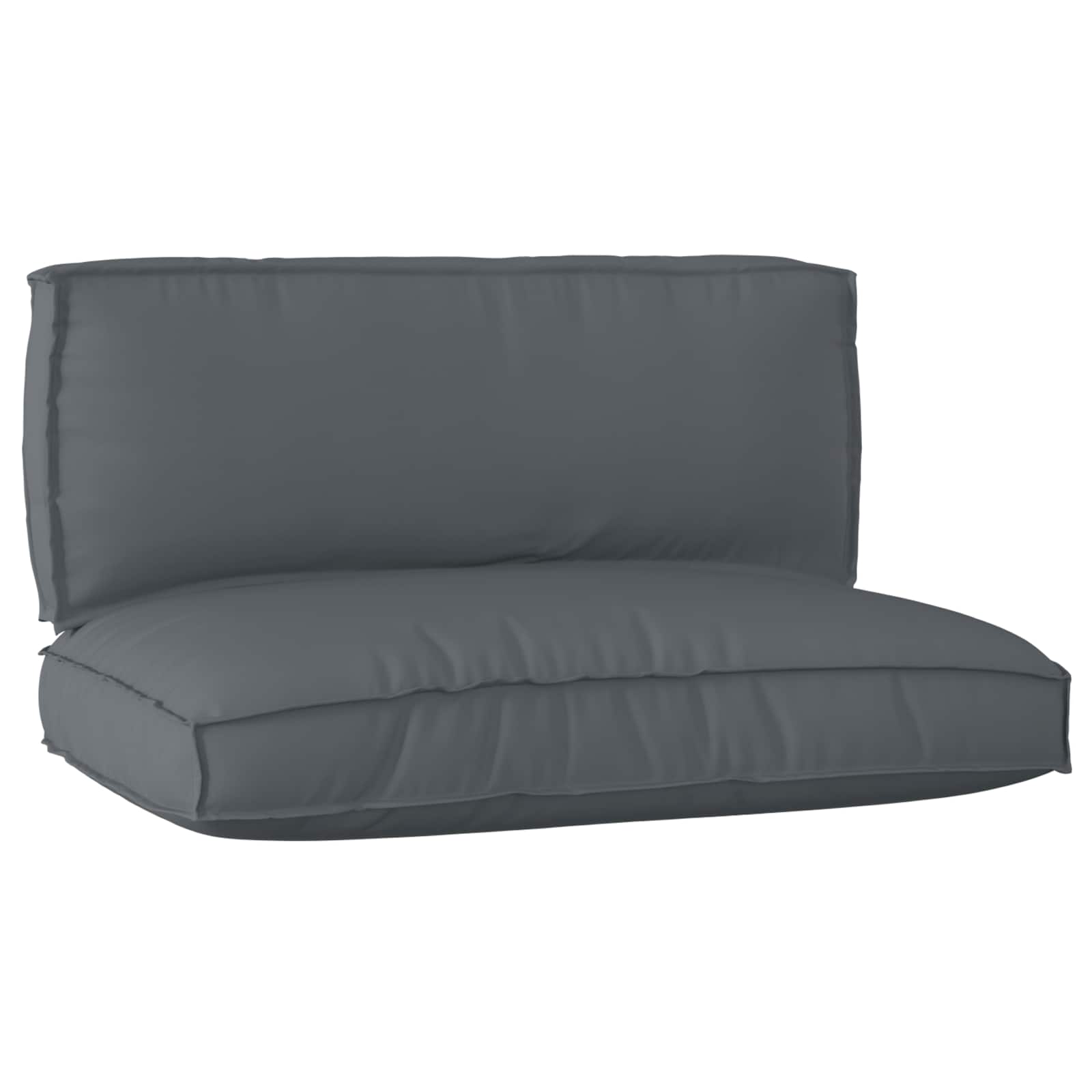 Palettenkissenset Oxford-Stoff Anthrazit 120 x 80 x 52 cm