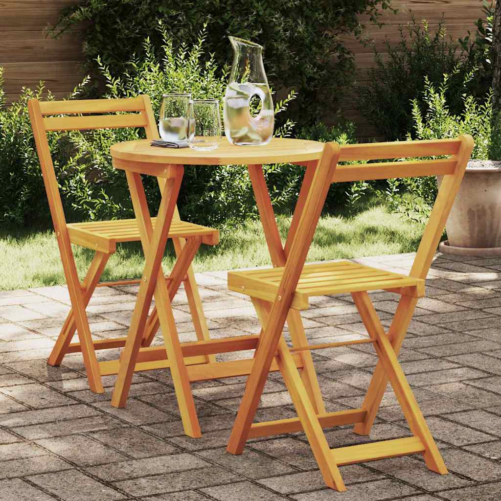 Garten Essgruppe 3 stk. Öl-Natur Massivholz Akazie