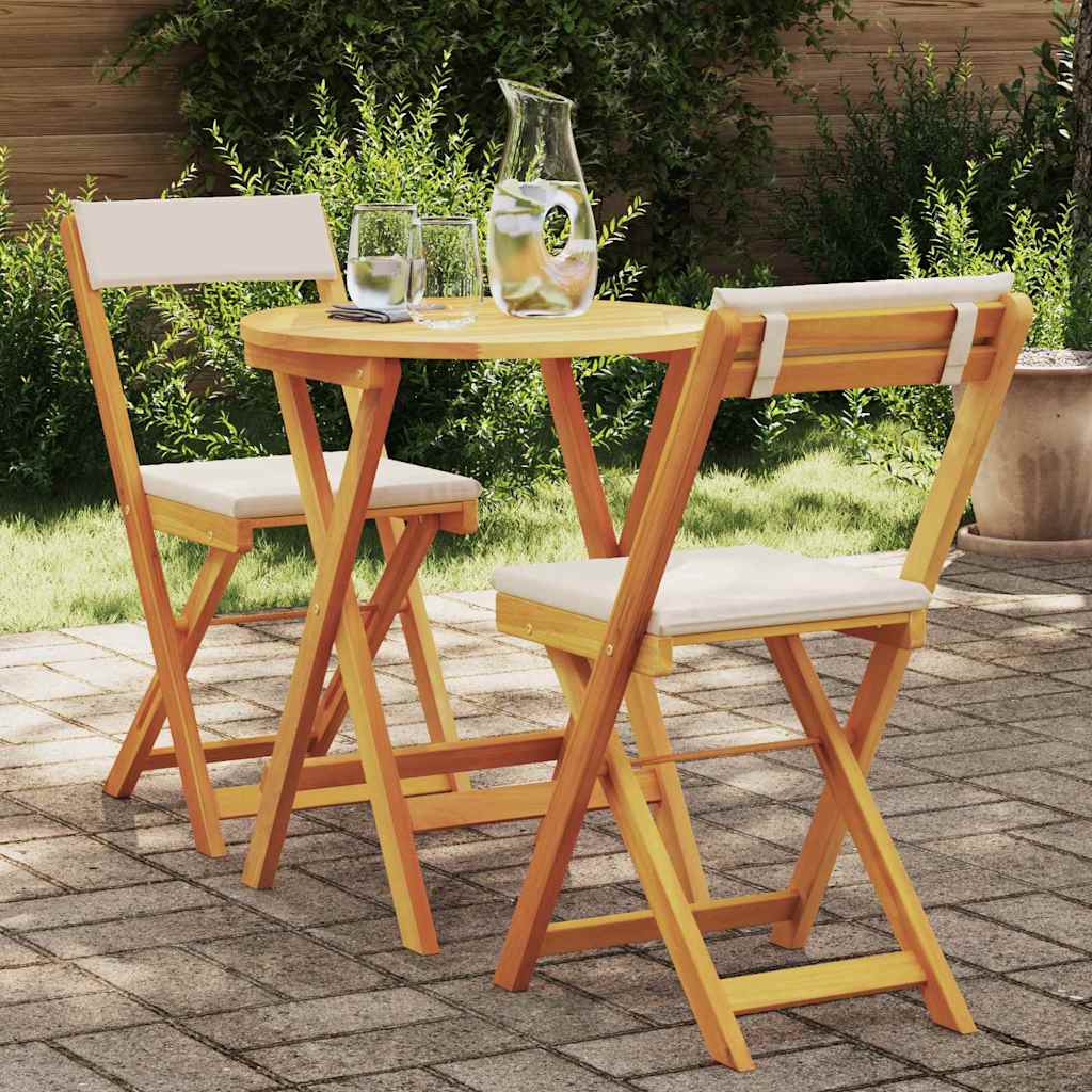 Garten Essgruppe 3 stk. Öl-Natur Massivholz Akazie