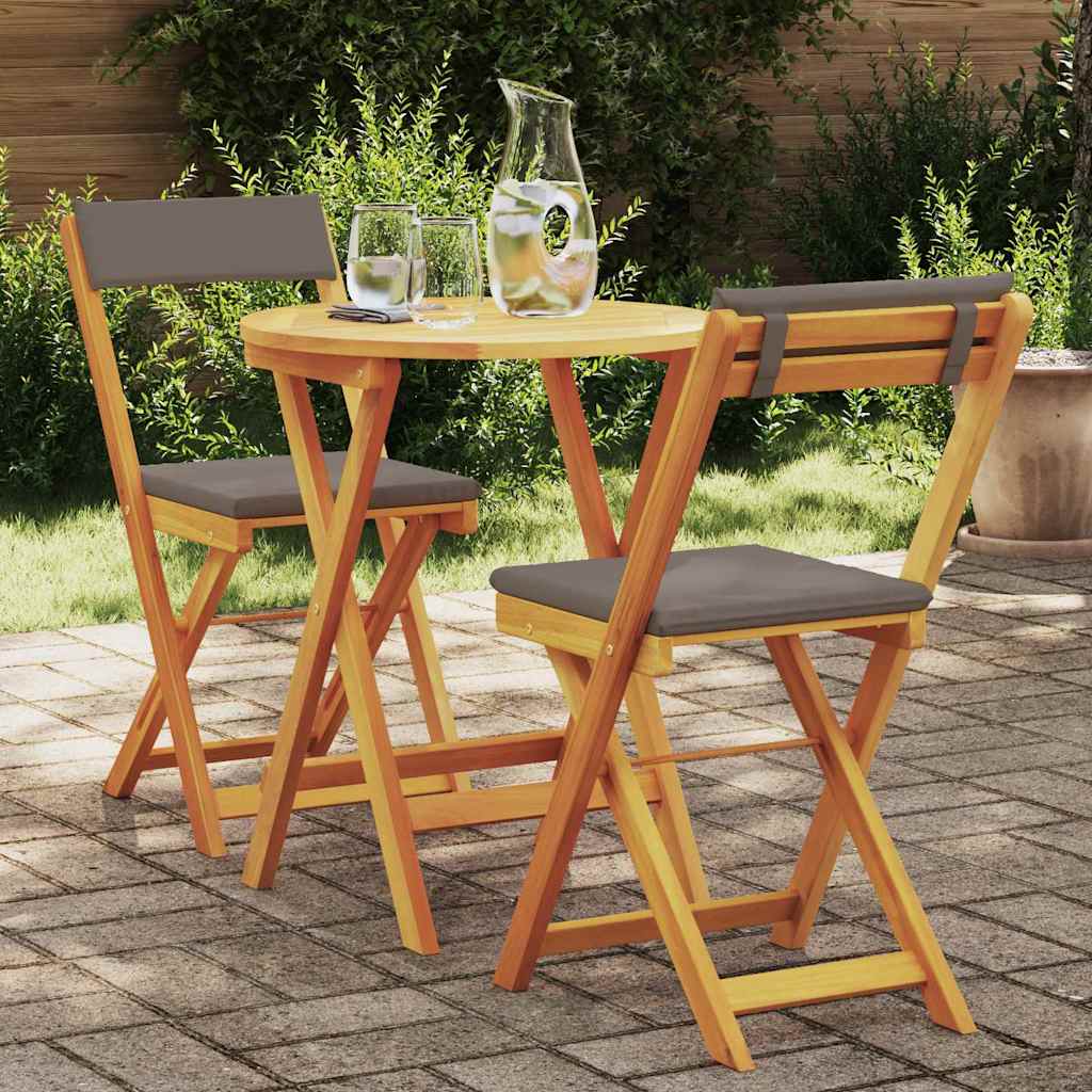 Garten Essgruppe 3 stk. Öl-Natur Massivholz Akazie