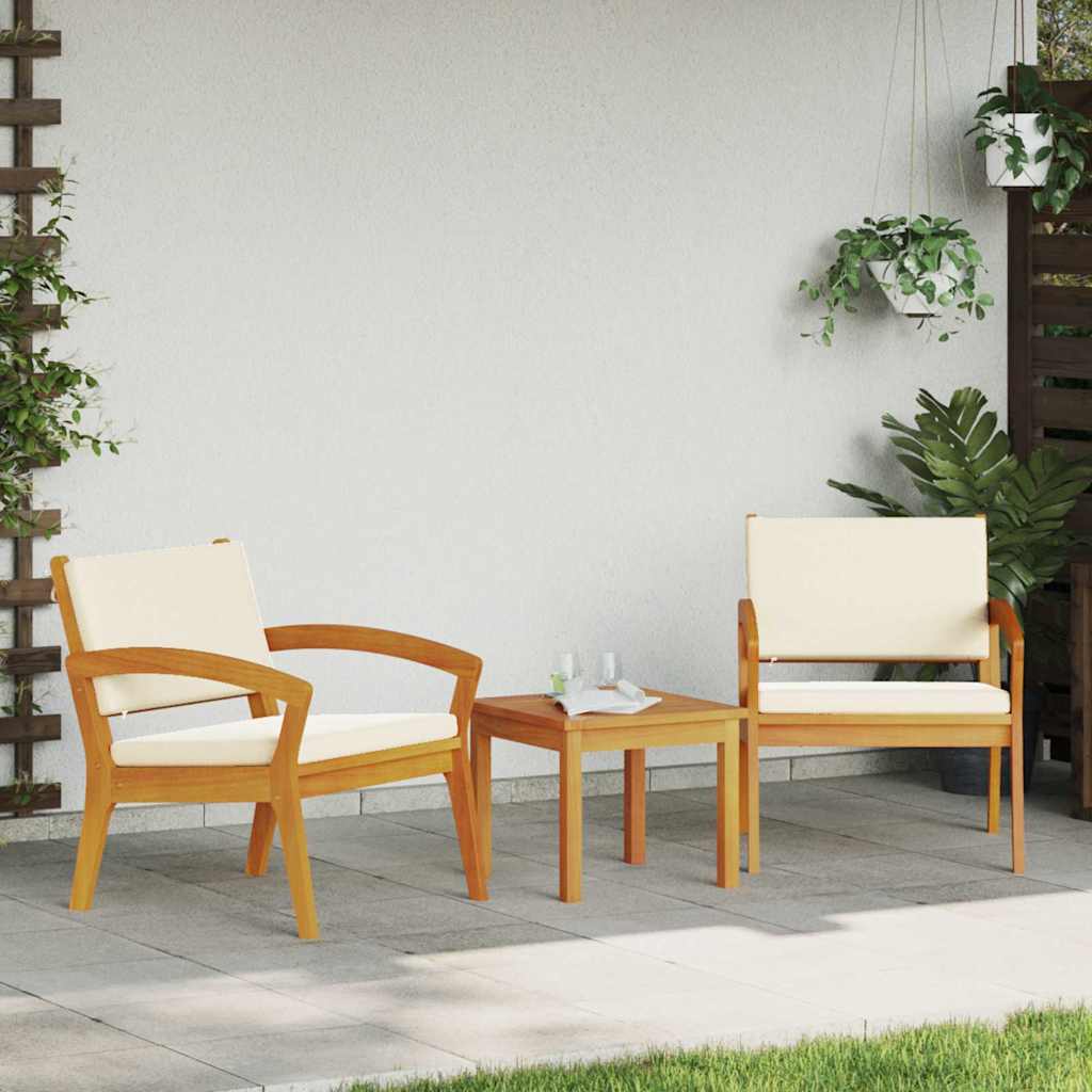 Gartenstuhl 2 stk. Öl-Natur Massivholz Akazie