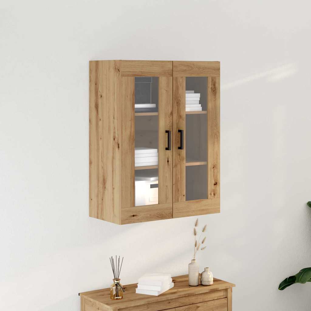 Wandschrank Artisan-Eiche 69,5 x 34 x 90 cm Holzwerkstoff