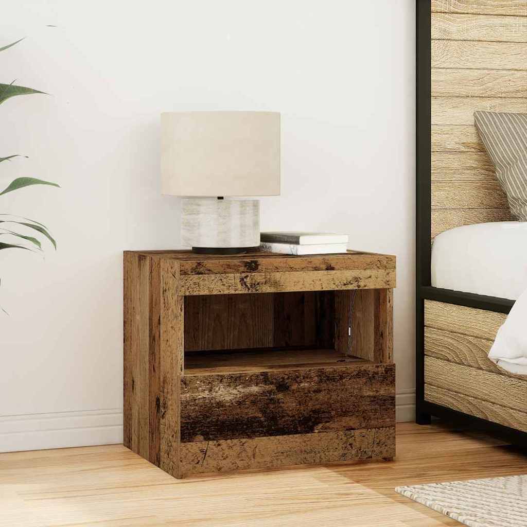 Nachttisch Altholz 50 x 40 x 45 cm Holzwerkstoff