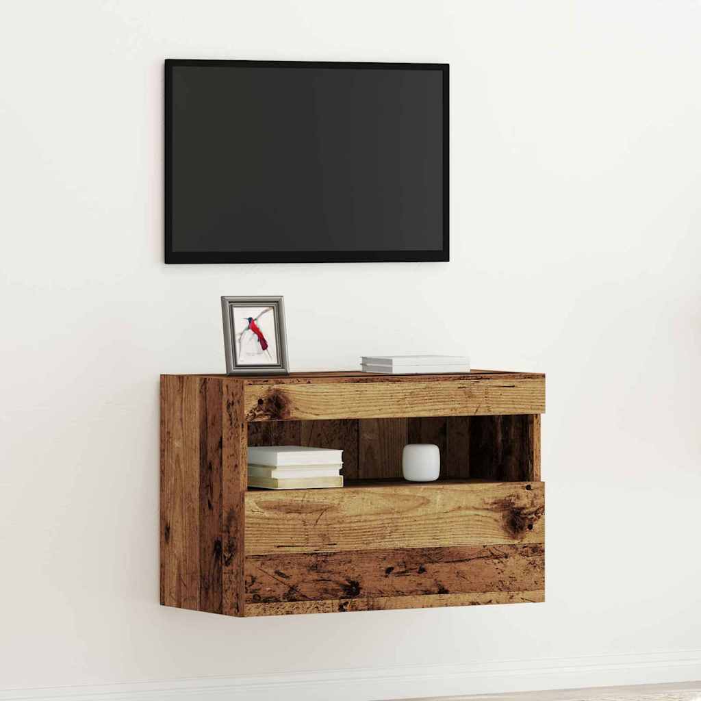 TV-Wandschrank 60 x 30 x 40 cm Altholz Holzwerkstoff