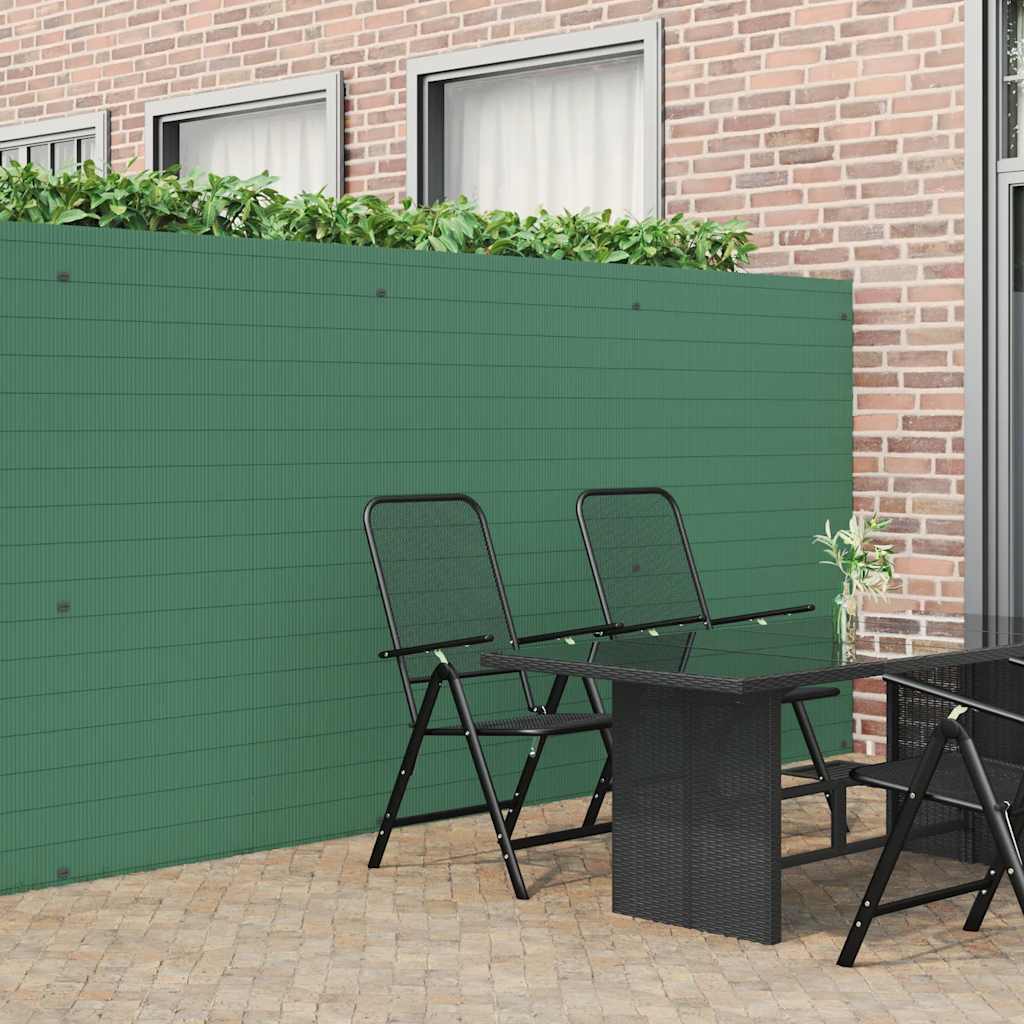 Gartenzaun Doppelseitig Grün 1,8x5 m PVC