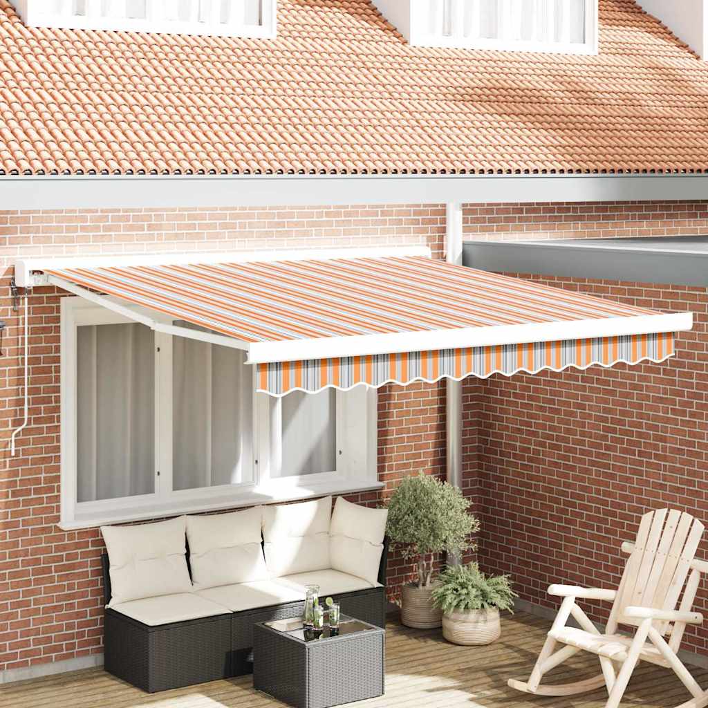 Ausziehbare Markise Mehrfarbig 350 x 250 x 165 cm
