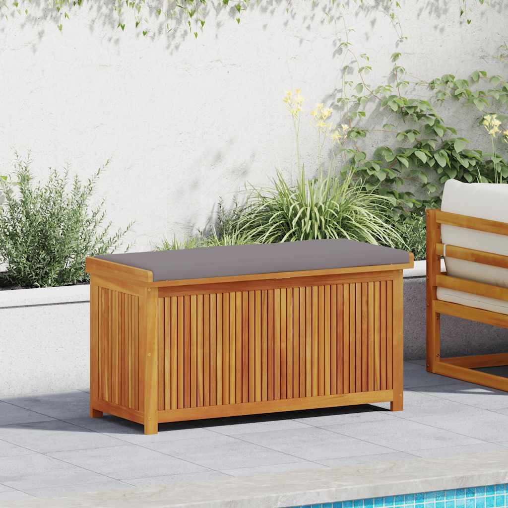 Outdoor-Kissenbox 113x50x60,5 cm Massivholz Akazie